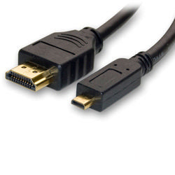 8Ware Micro HDMI to High Speed HDMI Cable 1.5m with Ethernet Male to Male