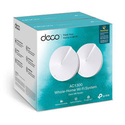 TP-Link Deco M5 (2-Pack) Whole Home Mesh Wi-Fi 1300Mbps System