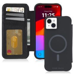 Case-Mate Wallet Folio MagSafe Case For iPhone 15 Plus - Black