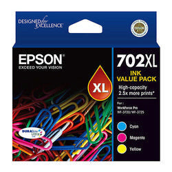 EPSON 702 CMY XL INK PACK