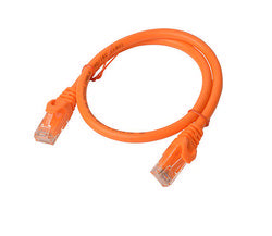 8Ware Cat 6a UTP Ethernet Cable Snagless - 0.5m (50cm) Orange