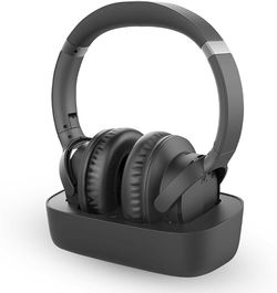 Avantree Ensemble - Wireless Headphones for TV Watching w/Bluetooth Transmitter & Charging Dock