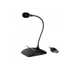 Simplecom UM360 Plug and Play USB Desktop Microphone with Headphone Jack