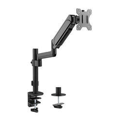 Brateck LDT48-C012 Single Monitor Pole-Mounted Gas Spring Monitor Arm Fit Most 17