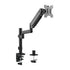 Brateck LDT48-C012 Single Monitor Pole-Mounted Gas Spring Monitor Arm Fit Most 17" - 32" Monitors