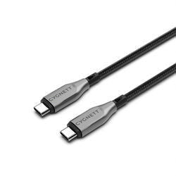 Cygnett Armoured USB-C to USB-C Cable (USB 2.0) Braided Black 1m (5A/100W)