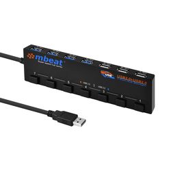 mbeat 7-Port USB 3.0 & USB 2.0 Powered Hub