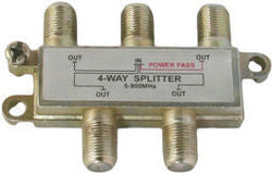 Daichi FS104 F-Type 4 Way Splitter