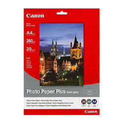 Canon SG-201 A4 Semi-Gloss Satin Photo Paper Plus - 20 Sheets
