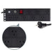 Serveredge 2RU Basic 12 Port PDU (12) 3 Pin AUS GPO Output (1) 3 Pin Aus Plug Input 10A 240V