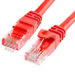 8Ware Cat 6a UTP Ethernet Cable Snagless - 0.5m (50cm) Red