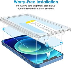 JETech iPhone 12 / 12 PRO Tempered Glass Screen Protectors