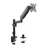 Brateck LDT48-C012 Single Monitor Pole-Mounted Gas Spring Monitor Arm Fit Most 17" - 32" Monitors