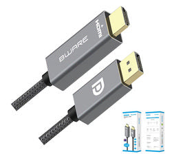 8ware 1m DP to HDMI Male to Male Cable Retail Pack 1080P