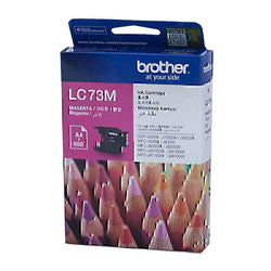 BROTHER LC-73M MAGENTA INK CARTRIDGE HIGH CAPACITY - 600 PAGES
