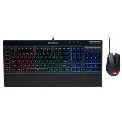 Corsair K55 RGB PRO / KATAR PRO, KB+M Bundle, 2021 Edition, Backlit RGB LED