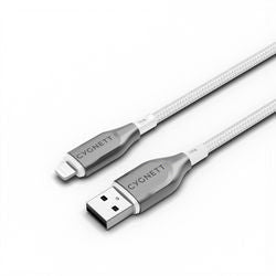 Cygnett Armoured (2.0) Lightning to USB-A Cable Braided 3M White
