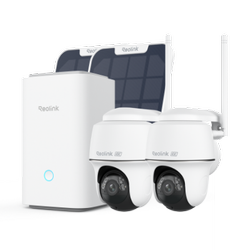 Reolink Home Hub Pro Argus PT Ultra x 2 Kit With Solar Panels