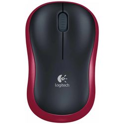 Logitech Mouse M185 Wireless Red