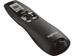 Logitech R800 Presenter Green laser pointer with LED indicator.