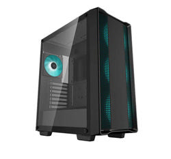 DeepCool CC560 Black MIDI Tower Case with Blue LEDs