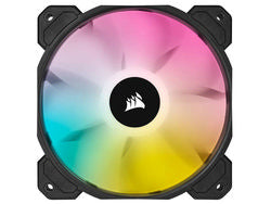Corsair Black SP120 RGB ELITE, 120mm RGB LED PWM Low Noise, High CFM Fan with AirGuide, Single Pack