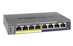 Netgear GS108PE ProSafe Plus 8 Port Gigabit Switch with 4P POE (Box Opened in Store)