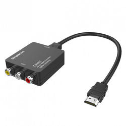 Simplecom CM401 Composite AV CVBS 3RCA to HDMI Video Converter 1080p Upscaling