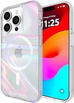 Case-Mate Soap Bubble MagSafe Case For iPhone 15 Pro Max - Iridescent