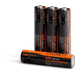 Cygnett Rechargeable Battery AA 4 Pack