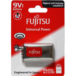 Fujitsu Battery 9 Volt Alkaline