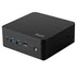 MSI Cubi NUC 1M-015BAU miniPC Barebone, Black, Core 7-150U/Up to DDR5/2*M.2/2*HDMI/2*TBT/2*LAN/Wifi6