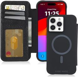 Case-Mate Wallet Folio MagSafe For iPhone 15 Pro Max - Black