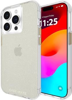 Case-Mate Sheer Crystal Case For iPhone 15 Pro Max - Gold
