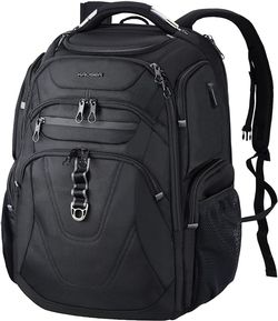 Backpack Laptop Kroser 18.4inch  Black Heavy Duty