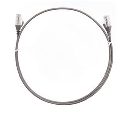 8ware CAT6 Ultra Thin Slim Cable 0.25m / 25cm - Grey Color Premium RJ45 Ethernet Network LAN UTP Patch Cord
