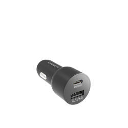 Cygnett CarPower 20W USB-C/20W USB-A Car Charger