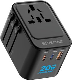 Travel Adapter Universal-USB-A & USB-C