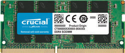 Crucial 8GB (1x8GB) DDR4 SODIMM 3200MHz CL22 MEMORY MODULE