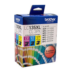 BROTHER LC135XL CMY COLOUR PK