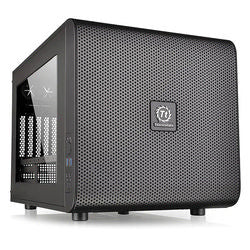 Thermaltake Core V21 Compact Cube Black Windowed Micro ATX Gaming Case