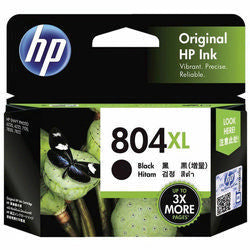 HP #804XL BLACK INK T6N12AA